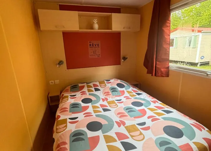 Mobilhome Au Bord Du Шале *